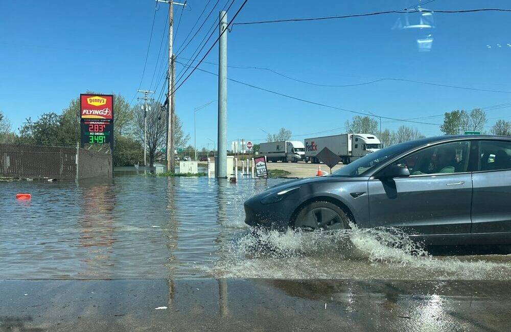 powódź w Clarksville, USA w 2025